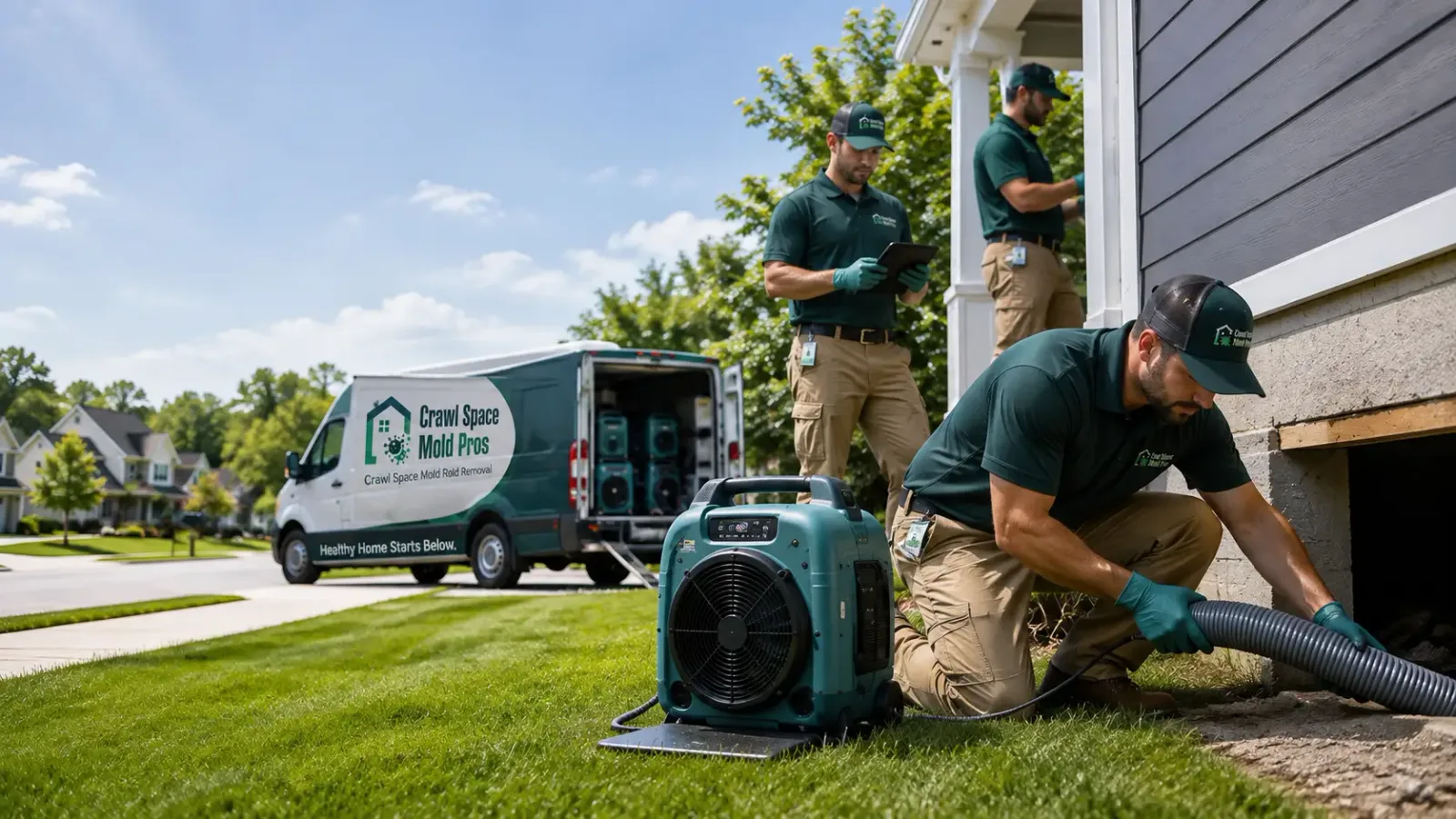 Crawl Space Mold Removal in Greenvale, NY